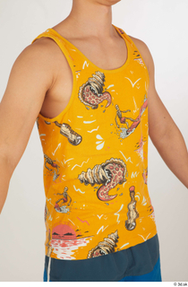 Lan dressed sports upper body yellow printed tank top 0008.jpg